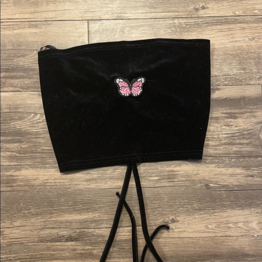 Butterfly crop top